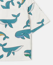 Load image into Gallery viewer, Whale Button-Down Shirt
