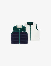 Load image into Gallery viewer, Baby Boy Corduroy Color Block Reversible Vest
