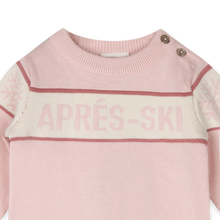 Load image into Gallery viewer, Apres Ski Baby Knit Wordy Pullover (Organic Cotton)
