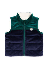 Load image into Gallery viewer, Baby Boy Corduroy Color Block Reversible Vest
