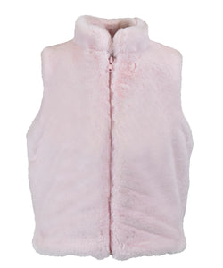 Faux Fur Pale Pink Vest