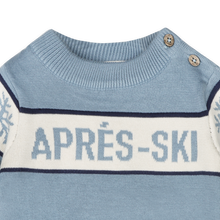 Load image into Gallery viewer, Apres Ski Baby Knit Wordy Pullover (Organic Cotton)
