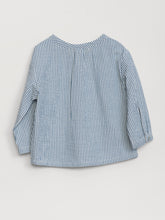 Load image into Gallery viewer, Baby Sapphire Stripe Shirt
