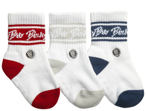 Kids Socks 3-Pack Red/White/Blue
