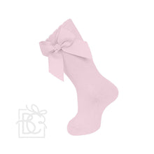 Load image into Gallery viewer, Knee Socks With Gross Grain Side Bow
