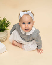 Load image into Gallery viewer, Milan Knit Baby Peter Pan Collar Tutu Dress
