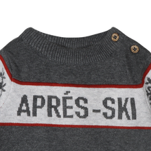 Load image into Gallery viewer, Apres Ski Baby Knit Wordy Pullover (Organic Cotton)
