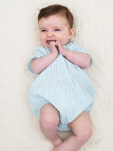 Load image into Gallery viewer, Serendipity Organics Baby Aqua Checks Suit
