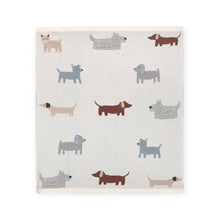 Load image into Gallery viewer, Buddy Dog - Organic Jacquard Sweater Knit Baby Blanket
