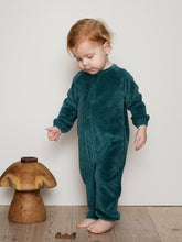 Load image into Gallery viewer, Baby Arctic Velour Playsuit
