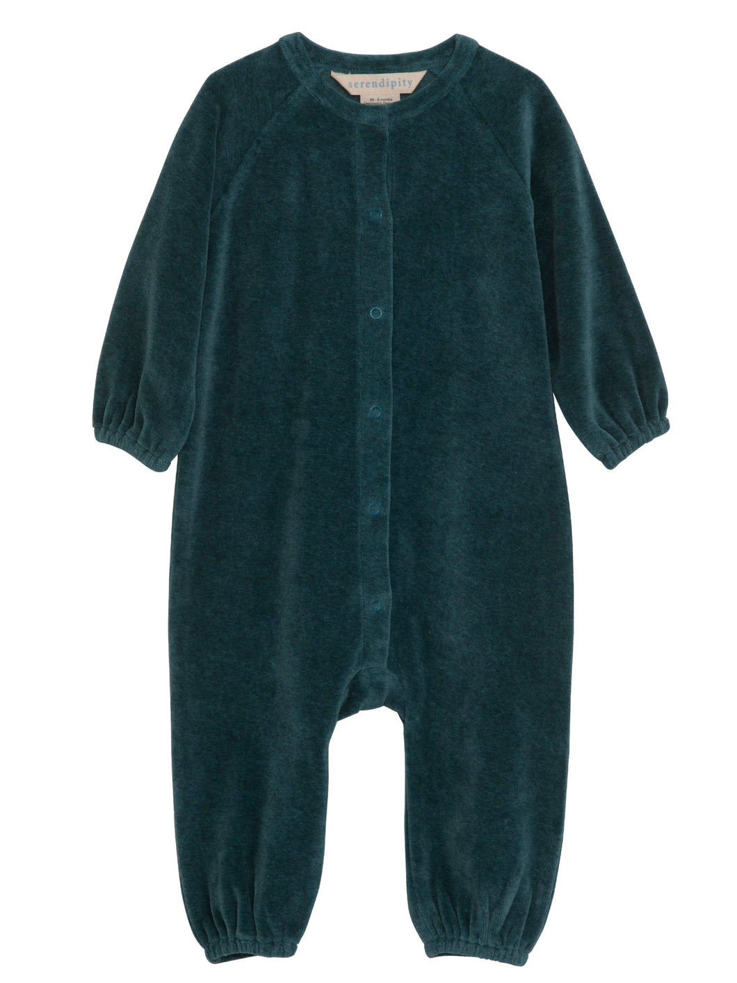 Baby Arctic Velour Playsuit