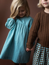 Load image into Gallery viewer, Mineral Stripe Puff Dress
