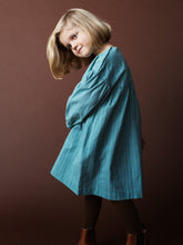 Load image into Gallery viewer, Mineral Stripe Puff Dress
