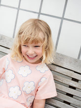 Load image into Gallery viewer, Peach Taffeta Embroidery Dress
