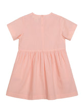 Load image into Gallery viewer, Peach Taffeta Embroidery Dress
