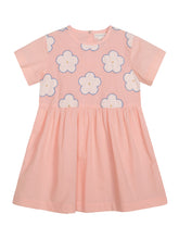 Load image into Gallery viewer, Peach Taffeta Embroidery Dress
