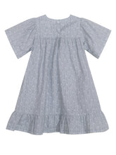 Load image into Gallery viewer, Indigo Gem Flair Dress
