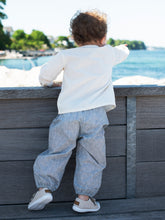 Load image into Gallery viewer, Baby Indigo Gem Light Woven Pants
