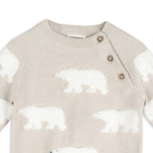 Load image into Gallery viewer, Polar Bear Baby Sweater Pullover &amp; Pants (Organic Cotton)
