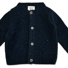 Load image into Gallery viewer, HELLO Wordy Chunky Knit Baby Cardigan Sweater
