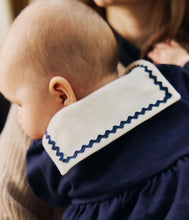 Load image into Gallery viewer, Baby Navy Sailor Dress with Leggings
