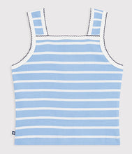 Load image into Gallery viewer, Light Blue Stripe Tank Top
