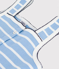 Load image into Gallery viewer, Light Blue Stripe Tank Top
