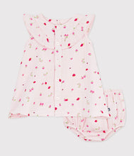 Load image into Gallery viewer, Baby Berry Dress with Bloomers
