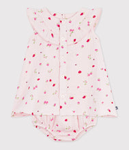 Load image into Gallery viewer, Baby Berry Dress with Bloomers
