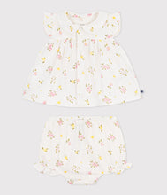 Load image into Gallery viewer, Floral Blouse and Bloomers Set
