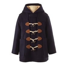 Load image into Gallery viewer, Navy Duffle Coat
