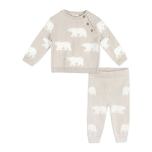 Load image into Gallery viewer, Polar Bear Baby Sweater Pullover &amp; Pants (Organic Cotton)
