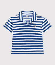 Load image into Gallery viewer, Terry Stripe Polo Shirt
