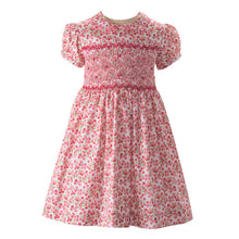 Load image into Gallery viewer, Forget Me Not Smocked Dress
