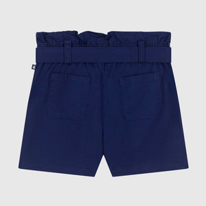 Petit Bateau Twill Navy Girls Shorts