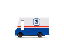 Load image into Gallery viewer, Model of a delivery truck with a USPS logo
