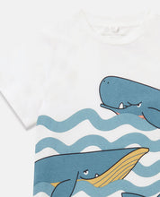 Load image into Gallery viewer, Whale and Waves Graphic Tee
