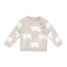 Load image into Gallery viewer, Polar Bear Baby Sweater Pullover &amp; Pants (Organic Cotton)
