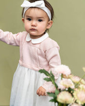Load image into Gallery viewer, Milan Knit Baby Peter Pan Collar Tutu Dress
