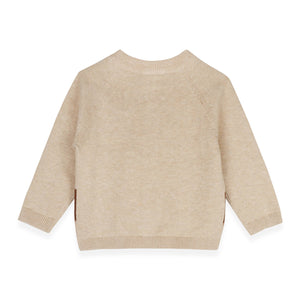 Horse Sweater Baby Cardigan (Organic Cotton)