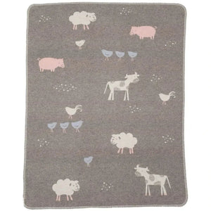 Farm Life Baby Blanket