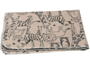 Safari Animals Baby Blanket