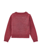 Load image into Gallery viewer, Rose Violet 3D Flower Sweater
