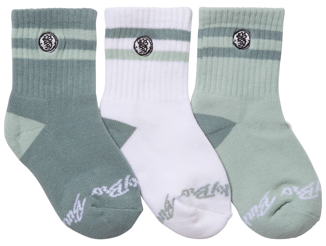 Kids Socks 3-Pack Pine