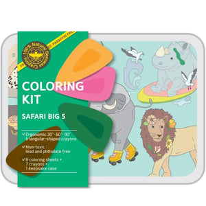Small Safari Coloring Kit