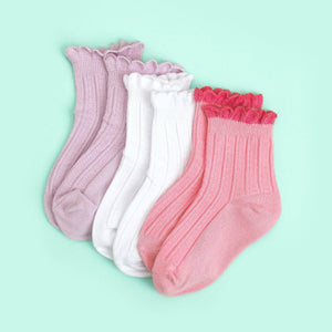 Blossom Frill Midi Socks