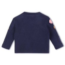 Load image into Gallery viewer, Floral Embroidered Chunky Baby Pullover Sweater (Organic)

