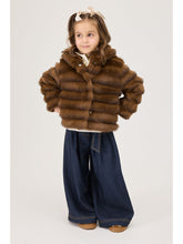 Load image into Gallery viewer, Monnalisa Basic Faux Fur Jacket

