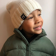 Load image into Gallery viewer, Baby + Kid Beanies - Egg Cream
