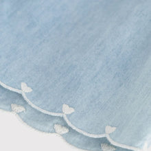 Load image into Gallery viewer, Baby Chambray Scallop Hem Shorts
